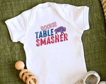 Camisa Buffalo Table Smasher, Body de bebé de fútbol de Buffalo, Regalo de bebé de Buffalo, Fan más nuevo de Buffalo, Regalo del Día del Padre, Regalo de nuevo bebé