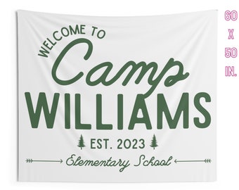 Classroom Tapestry, Teacher Name Banner, Classroom Door Decor, Custom Banner, Personalized School Banner, Classroom Poster, Custom Flag