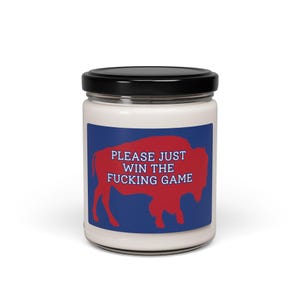 Buffalo Football Candle, Buffalo Football Fan Gift, Funny Buffalo Candle, Buffalo NY Gift, Gift for Buffalo Fan, BUF 716 Home Decor image 6