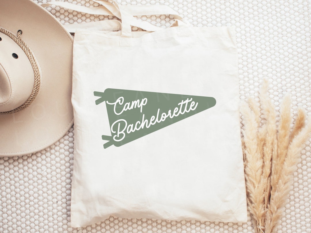 Camp Bachelorette Tote Bag, Camping Bachelorette Party Favors Bags ...