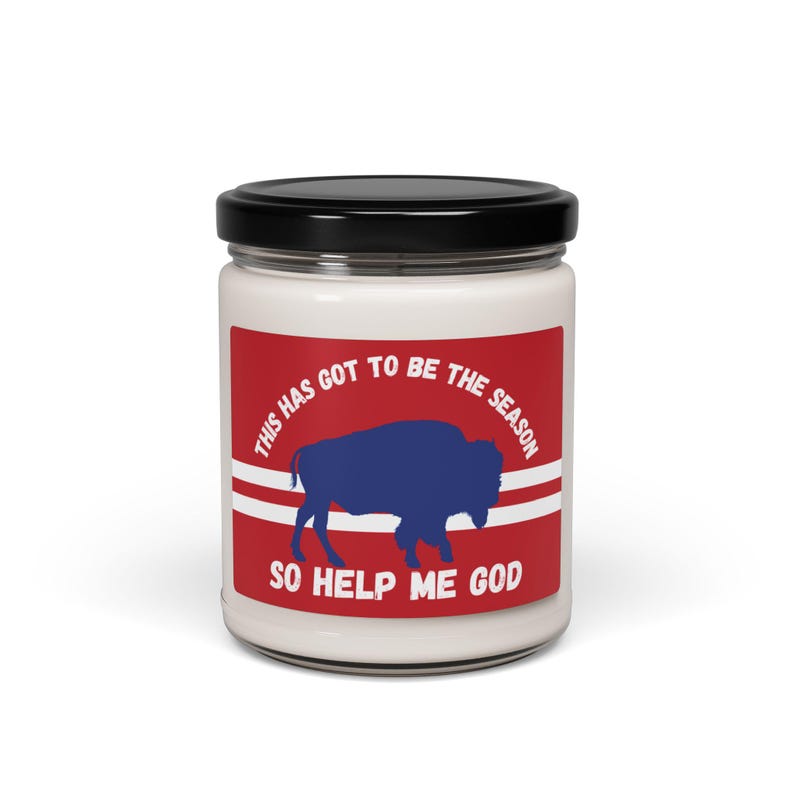Buffalo Football Candle, Buffalo Football Fan Gift, Funny Buffalo