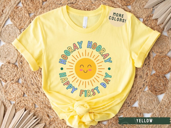 Happy First Day of School T-shirt, First Day Teacher Shirt, Back To School Tees, 1st Day Tshirt, Teacher Life, Teacher Squad, First Grade