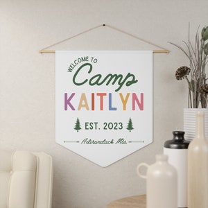 Custom Camp Bachelorette Party Banner, Camping Bachelorette Sign, Camp ...