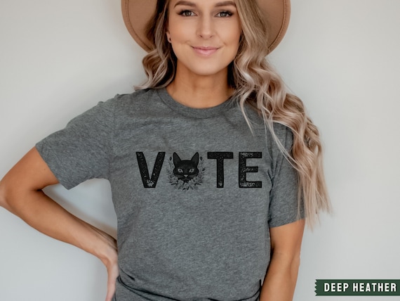 Childless Cat Lady Madam President 2024 Election Shirt, Womens Vote Shirt, Democrat Presidential Campaign, Black Cat Halloween Shirt