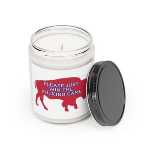Buffalo Football Candle, Buffalo Football Fan Gift, Funny Buffalo Candle, Buffalo NY Gift, Gift for Buffalo Fan, BUF 716 Home Decor image 7