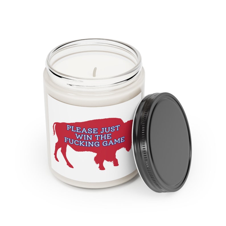 Buffalo Football Candle, Buffalo Football Fan Gift, Funny Buffalo Candle, Buffalo NY Gift, Gift for Buffalo Fan, BUF 716 Home Decor image 7