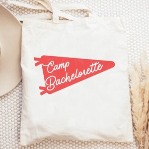 Camp Bachelorette Tote Bag, Camping Bachelorette Party Favors Bags ...
