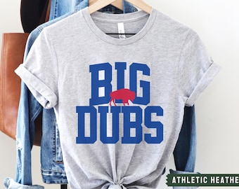 Buffalo Football Victory Monday Tshirt, Big Dubs Win Shirt, Let's Go Buffalo, BUF 716 Sports Apparel, Mens Buffalo T-shirt, Gift for Dad