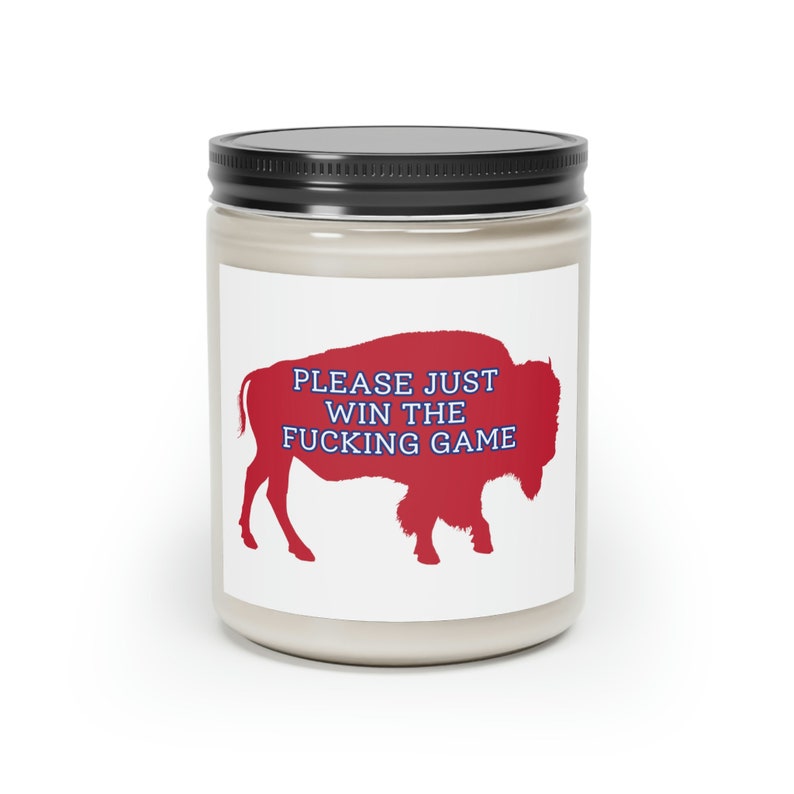 Buffalo Football Candle, Buffalo Football Fan Gift, Funny Buffalo Candle, Buffalo NY Gift, Gift for Buffalo Fan, BUF 716 Home Decor image 5