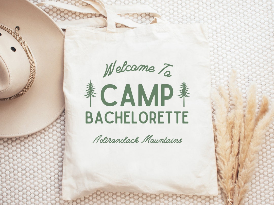 Camp Bachelorette Tote Bag, Camping Bachelorette Party Favors Bags ...