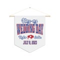 Buffalo Wedding Gift, Custom Buffalo Gift, Buffalo Bride Groom, Buffalo Football Pennant, Buffalo Flag, Buffalo Home Decor, Buffalo Wedding
