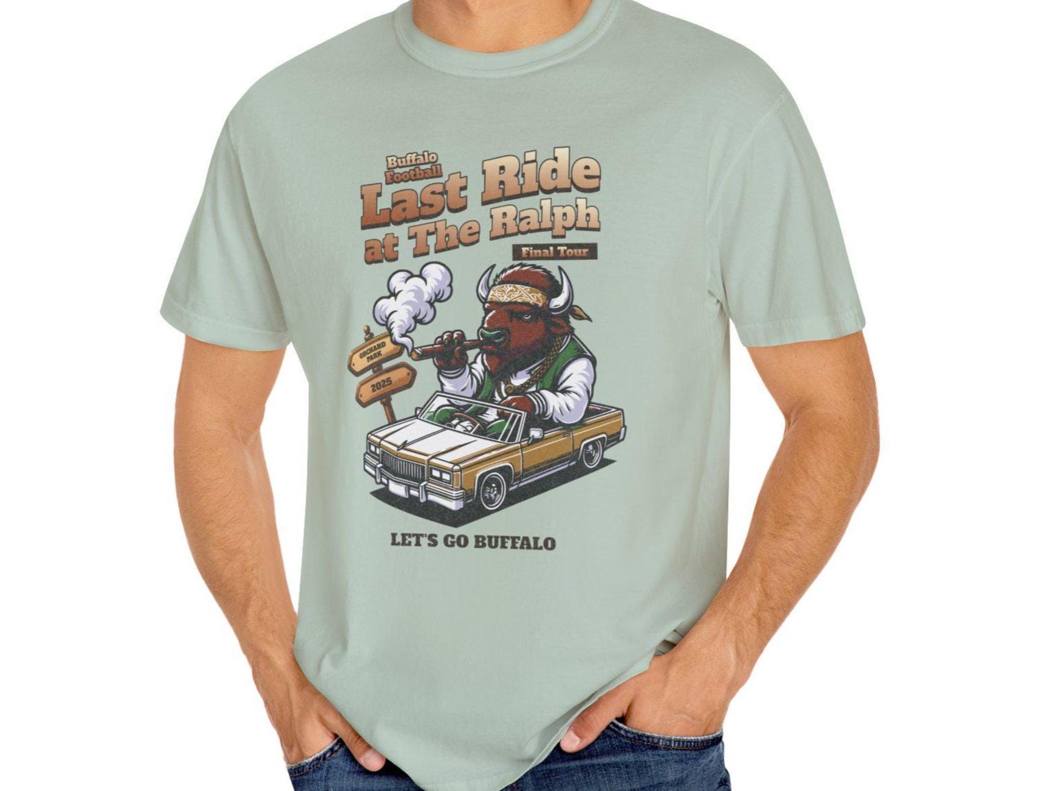 Buffalo Football T-shirt, Comfort Colors® The Ralph Final Tour Shirt, Mens Womens BUF 716 Apparel, Farewell Season Tshirt