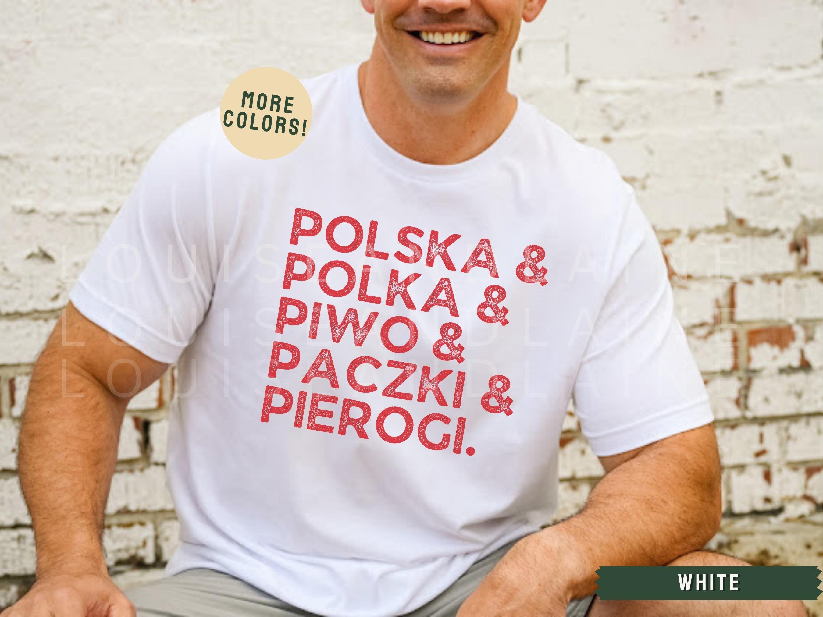 Chemise polonaise chemise Pierogi chemise Pologne chemise Dyngus Day polonais Buffalo Buffalo Dyngus Day polonais Chicago Polka Piwo Paczki Etsy France