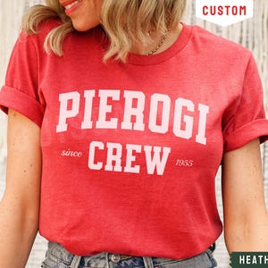 Pierogi Crew Shirt, Polish Gifts, Poland Polska T-shirt, Polish Pride Shirt, Babcia Gift, Dupa Shirt, Buffalo Dyngus Day, Pierogi Lover Gift