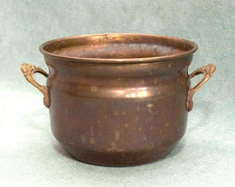 Vintage  Witch Bowl, Brass Ritual Offering Cauldron, Spell Pot, Altar Decor, Incense Burner, Witchcraft Tools, Gift for Witches