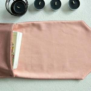 Pink Tarot Cards Wrap, Velvet Tarot Bag, Linen Tarot Pouch, Tarot Cards Holder, Gift for Witches, Witchcraft Divination Cloth