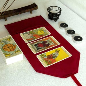 Tarot Karten Tasche, Tarot Karten hülle, Tarot Karten Halter, Tarot Karten Beutel, Tarot Deck Case, Orakel Kartenhalter, Geschenk für Hexen, spirituell