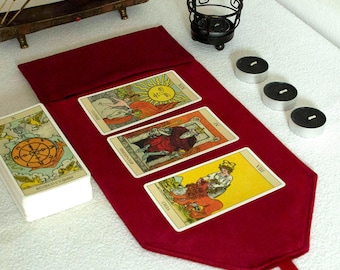 Bolsa para cartas de tarot, funda para cartas de tarot, soporte para cartas de tarot, estuche para cartas de tarot, estuche para baraja de tarot, soporte para cartas de oráculo, regalo para brujas, espiritual
