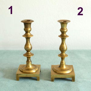 Vintage Kerzenhalter, Antiker Messing Kerzenhalter, Hausaltar Dekor, Witchy Geschenk, Wahrsagungswerkzeug, Hexerei Lieferungen