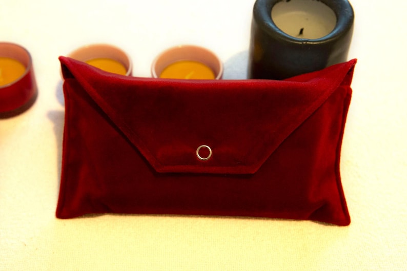 Tarot Card Bag – Velvet Tarot Pouch, Oracle Card Holder, Tarot Deck Wrap Case, Witchcraft & Divination Tool, Gift for Witches
