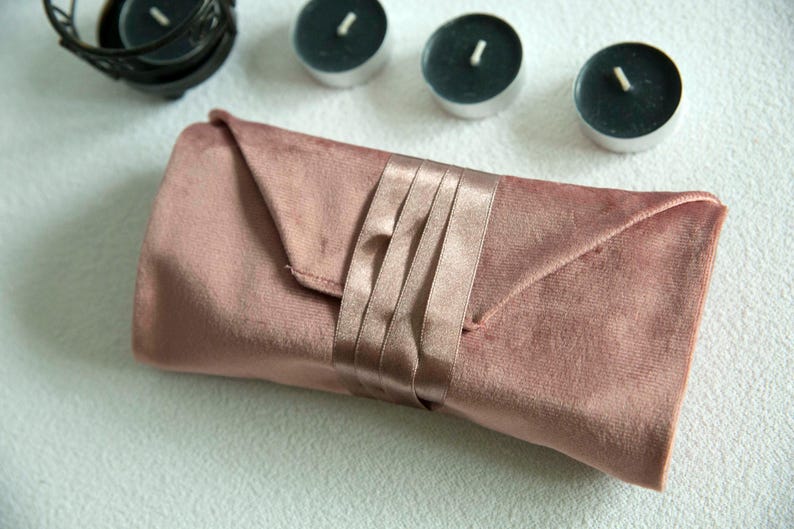 Pink Tarot Cards Wrap, Velvet Tarot Bag, Linen Tarot Pouch, Tarot Cards Holder, Gift for Witches, Witchcraft Divination Cloth