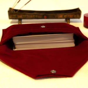Tarot Card Bag – Velvet Tarot Pouch, Oracle Card Holder, Tarot Deck Wrap Case, Witchcraft & Divination Tool, Gift for Witches