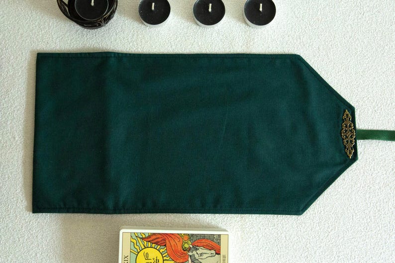 Tarot Cards Bag, Velvet Tarot Wrap & Deck Pouch – Handmade Tarot Case for Witchcraft  Divination