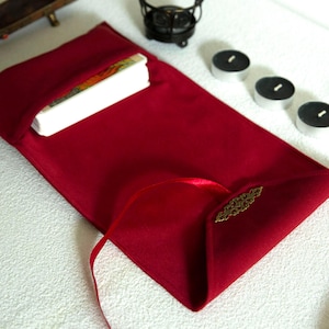 Tarot card Bag, Tarot Card Wrap, Tarot card holder, Tarot card pouch, Tarot Deck Case, Oracle Card Holder, Gift for Witches, Spiritual. witchcraft
