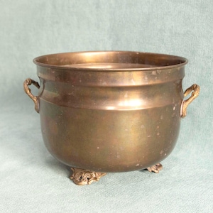 Vintage Witch Bowl, Brass Ritual Offering Cauldron, Spell Pot, Altar Decor, Incense Burner, Witchcraft Tools, Gift for Witches