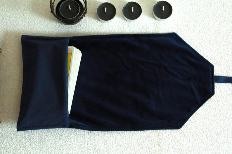 Tarot Cards Bag, Velvet Tarot Wrap & Deck Pouch – Handmade Tarot Case for Witchcraft  Divination, Gift for Witches