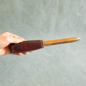 Daga Athame vintage, cuchillo ceremonial ritual de altar, daga ocultista de latón, abrecartas, regalo para brujas, artículos ocultistas y paganos.