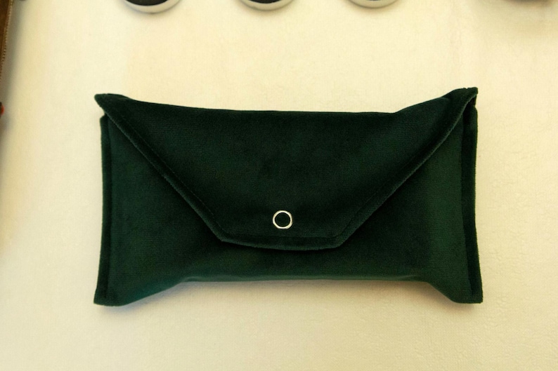 Tarot Card Bag – Velvet Tarot Pouch Green, Oracle Card Holder, Tarot Deck Wrap Case, Witchcraft & Divination Tool, Gift for Witches