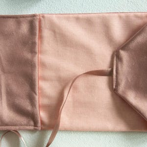 Pink Tarot Cards Wrap, Velvet Tarot Bag, Linen Tarot Pouch, Tarot Cards Holder, Gift for Witches, Witchcraft Divination Cloth