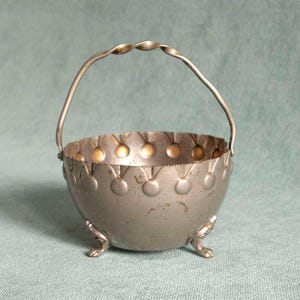 Vintage kom, heksenaltaarketel, ritueel offer spreukpot, hekserijtool, cadeau voor heksen, decor antiek huisaltaar