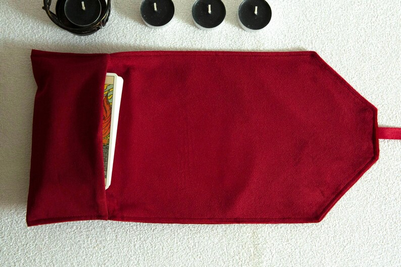 Tarot card Bag, Tarot Card Wrap, Tarot card holder, Tarot card pouch, Tarot Deck Case, Oracle Card Holder, Gift for Witches, Spiritual. witchcraft