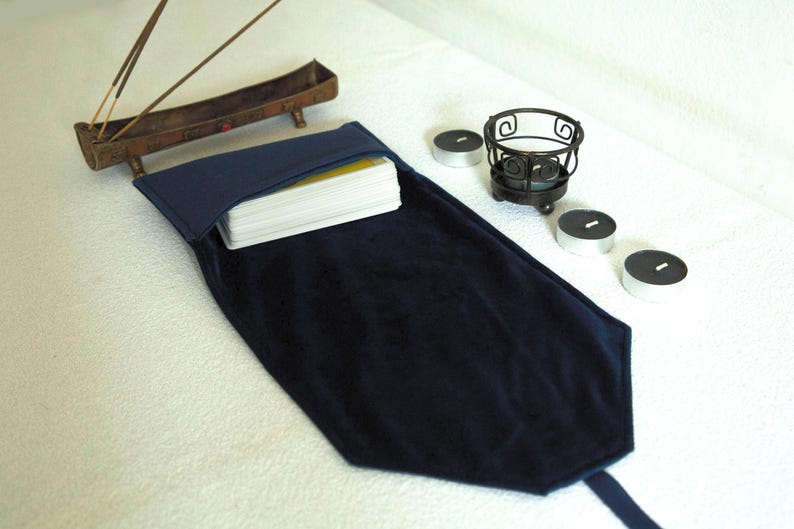 Tarot Cards Bag, Velvet Tarot Wrap & Deck Pouch – Handmade Tarot Case for Witchcraft  Divination, Gift for Witches