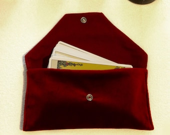 Bolsa de Tarot: Estuche de Terciopelo para Cartas de Tarot, Porta Cartas de Oráculo, Estuche para Barajas de Tarot, Herramienta de Brujería y Adivinación, Regalo para Brujas
