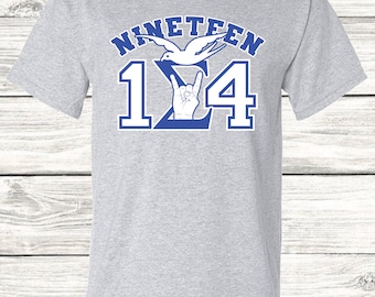 Phi Beta Sigma 1914 Nineteen Tee – Sigma Hand Sign & Dove Fraternity Shirt