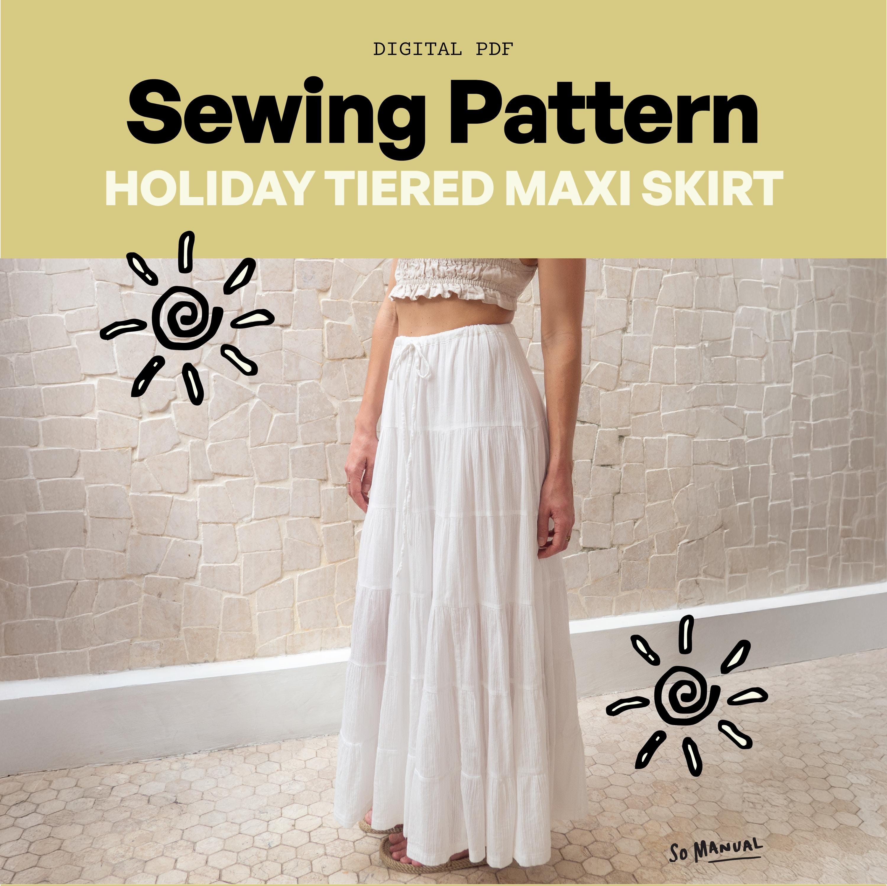 White Boho Skirt Set