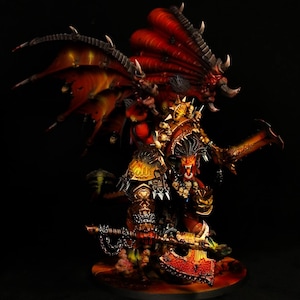 Daemon Primarch of Khorne, commission painting