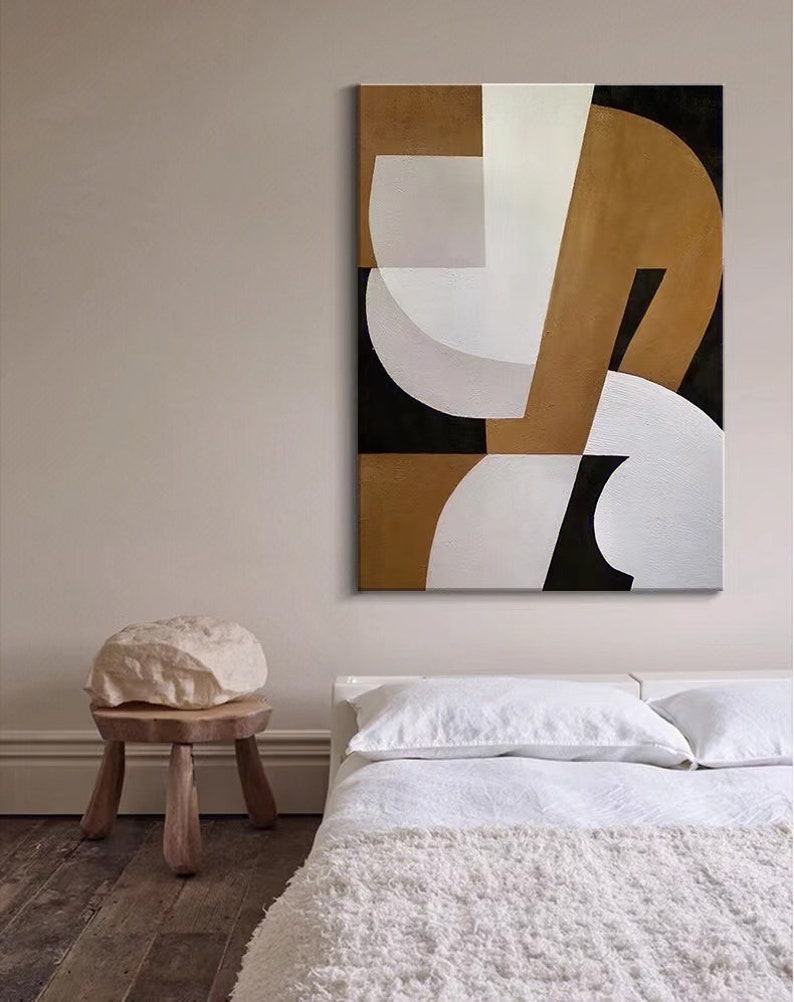 Black and Brown Abstract Art Black and Brown Textured Wall Art Etsy