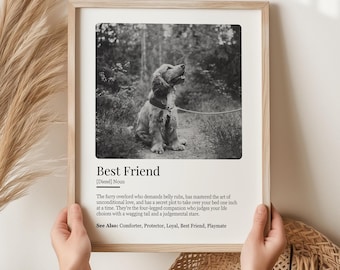 Personlig gåva för att känna medkänsla vid förlust av hund, anpassat minnestryck för husdjur (digital nedladdning), gåva för sorg av hund