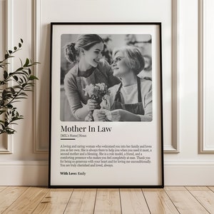 Personalized Gift for Mother of the Groom from Bride Printable Wall Art Mother in law Wedding Gift Mother in Law Keepsake Gift for In Laws