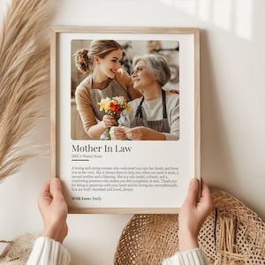 Personalized Mother in Law Keepsake Gift for Mother of the Groom from Bride Printable Wall Art Future Mother in law Wedding Gift for In Laws