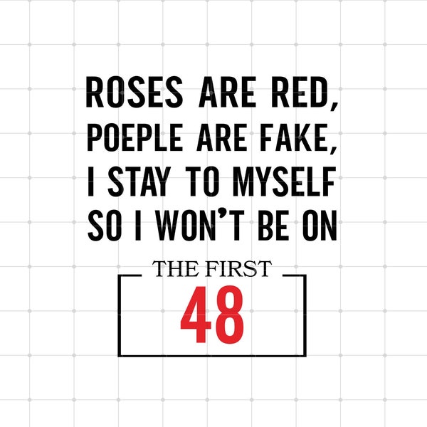 Roses Are Red People Are Fake Svg Etsy Sweden