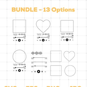 Music Player Svg Bundle, Music Player Display Audio Control Svg Play Buttons Svg Music Player Png Cut File Acrylic Song Art Instant Download