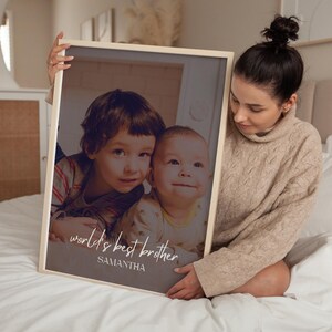 Personalized Big Brother Siblings Gift, New Big Brother Gift, Personalized Holiday Gift From Sister For Christmas, Birthday Gift for Brother