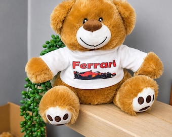 F1 - Formula One - Teddy Bear - McLaren - Mercedes- Ferrari- Aston Martin - Redbull - F1 Merchandise - Gift - Birthday - Fathers Day