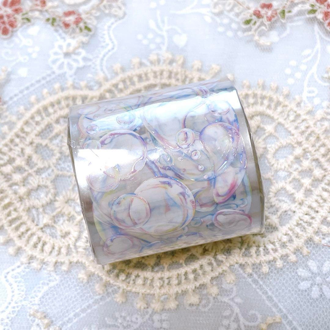 Bubbles Laser PET designer tape | Cute planner tape, Scrapbooking, Bullet Journal, Stationery Tulip