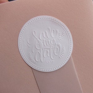 Adesivo - Convite de casamento RSVP Salvar a data Adesivos 3D